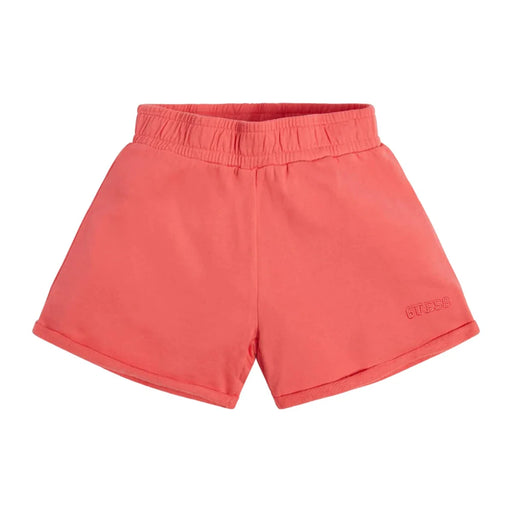 Guess track shorts in pink.