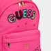 Guess Zoey backpack with colourful, sequin and glitter logo. 