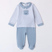 iDo blue striped leg warmer set - 48051.