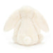 Rear view of the Jellycat Bashful Bunny - Cream