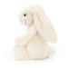 Side view of the Jellycat Bashful Bunny - Cream