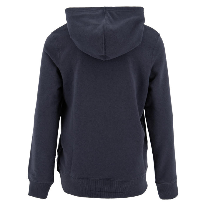 Rear view of the Levi's grey batwing hoodie.