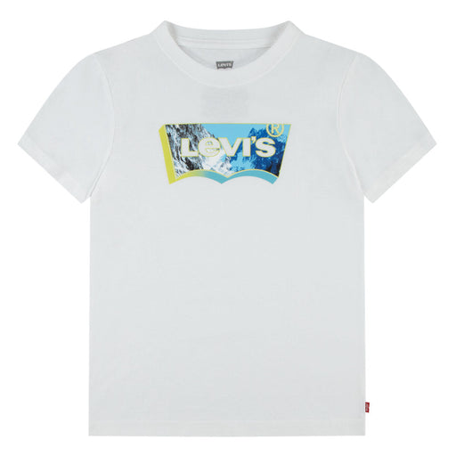 Levi's white batwing logo t-shirt - eh317.