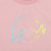Closer view of the Levi's script logo t-shirt.