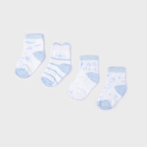 Mayoral Baby Boy's Animal Socks Sky Blue - 09473