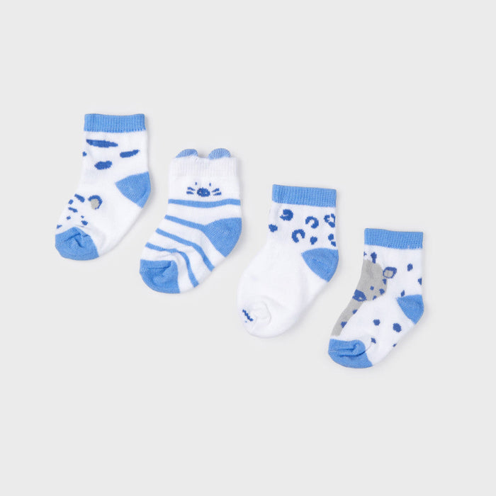 Mayoral Baby Boy's Animal Socks Blue - 09473