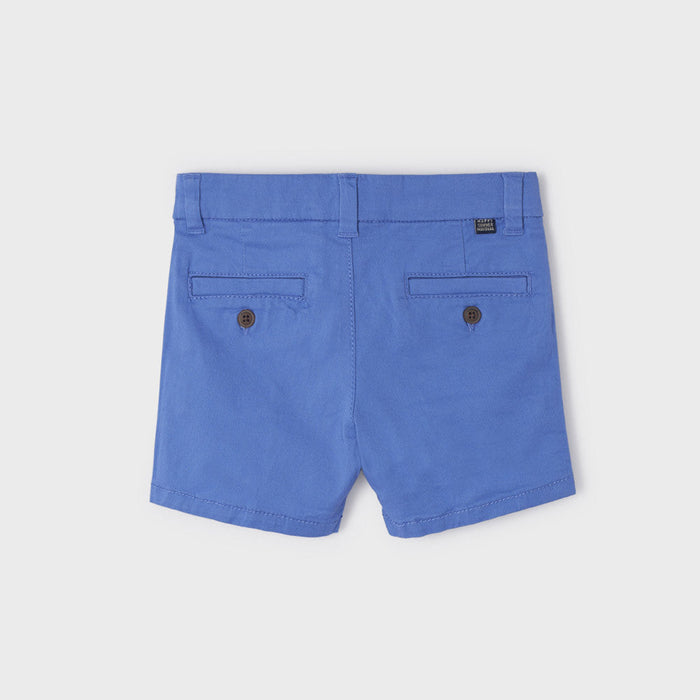 Reverse view of the Mayoral Baby Boy's Bermuda Shorts Lavender