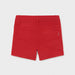 Reverse view of the Mayoral Boys Twill Shorts Red
