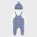 Mayoral blue babygrow & hat - 02673.