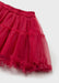 Baby girl's red tulle skirt.