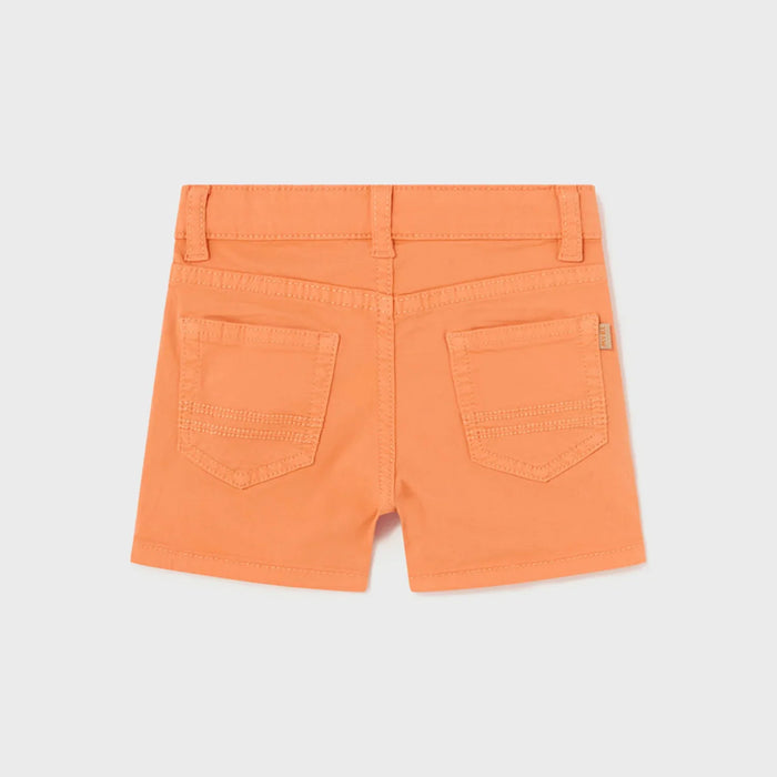 Back of the Mayoral orange bermuda shorts.