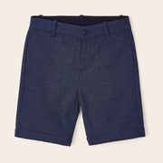 Mayoral boy's navy chino shorts - 03220.