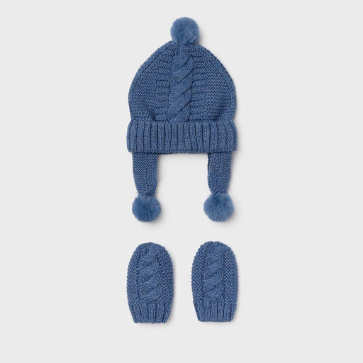 Mayoral Knitted Hat & Mittens Set - 09433