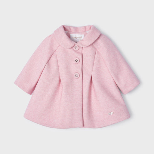 Mayoral Button Coat Pink - 02404.