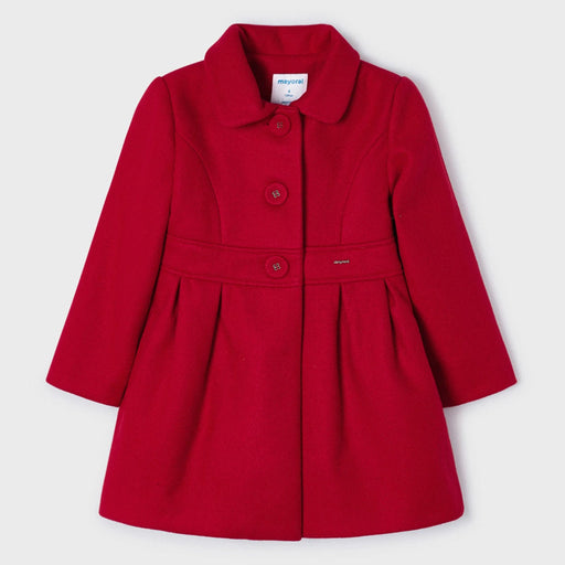 Mayoral red button coat - 04406.