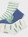 Closer look at the Mayoral crocodile socks.