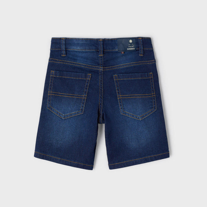 Reverse view of the Mayoral Denim Shorts