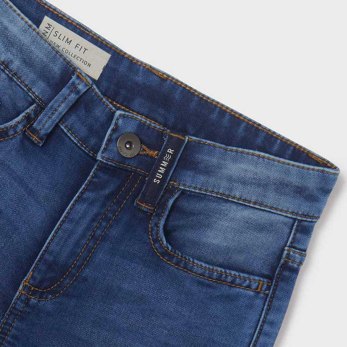 Closer view of the Mayoral Ecofriends Jeans - Blue