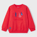 Mayoral red embossed pullover - 03481.