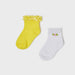 Mayoral Baby Girl's Floral Socks Lemon - 10176