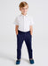 Boy modelling the Mayoral Formal Trousers