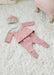 Baby girl's three piece knitted set.