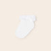 Mayoral baby girl's white frilled socks.