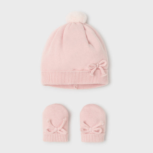 Mayoral Hat & Mittens Baby Rose - 09548.