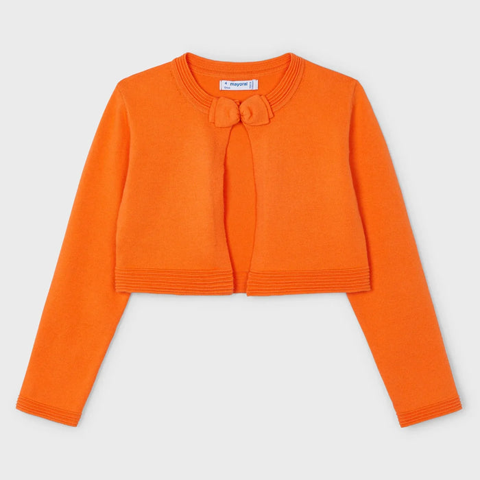 Mayoral orange knitted cardigan - 00321.