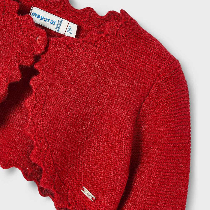Mayoral Knitted Shrug - Red