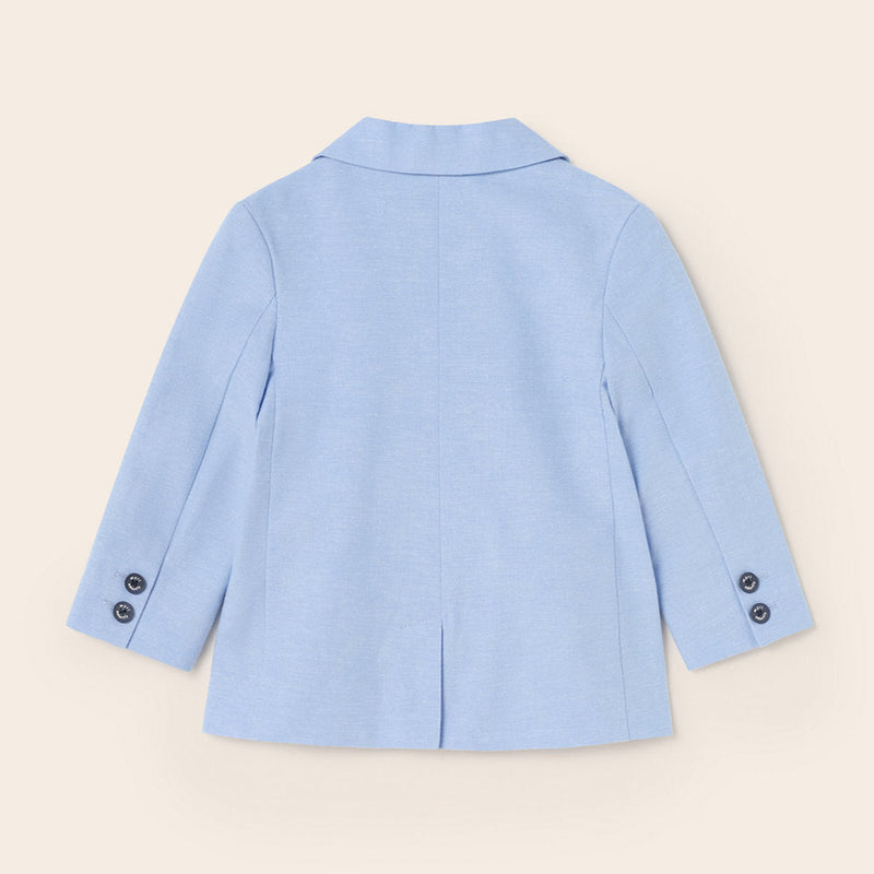 Reverse view of the Mayoral  linen jacket.