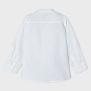 Reverse side of the Mayoral linen shirt.