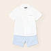 Mayoral boy's  linen shorts set - 01295.