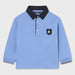 Mayoral blue long sleeve polo shirt - 02168.