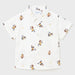 Mayoral white monkey print shirt - 01112.
