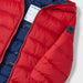 Closer view of the Mayoral Padded Coat Red.
