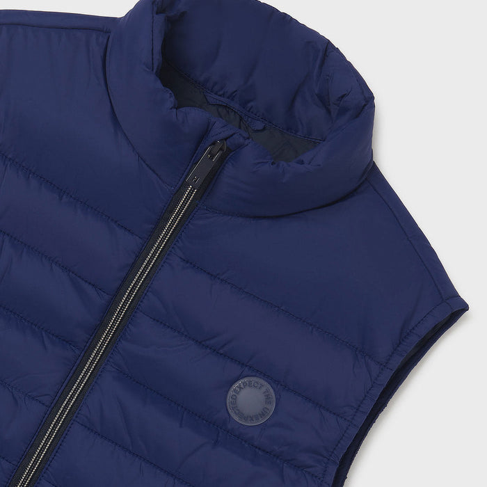 Closer look at the Mayoral  padded gilet.