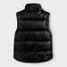 Reverse view of the Mayoral black padded gilet.
