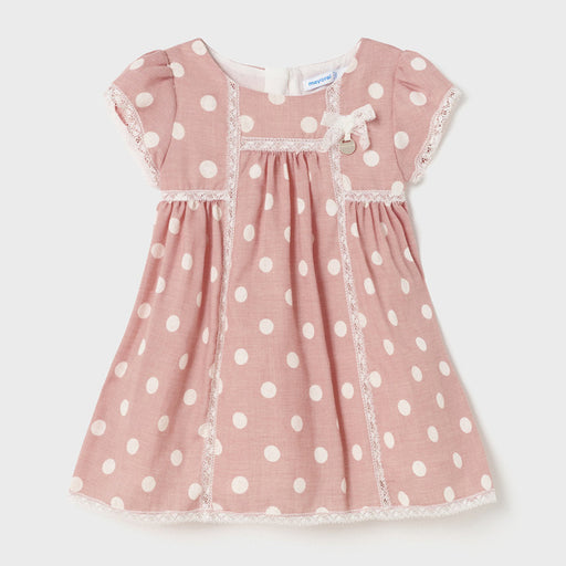 Mayoral baby girl's polka dot dress.