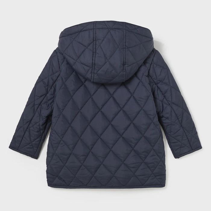 Back of the Mayoral quilted jacket.