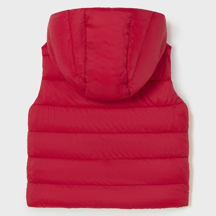Rear view of the Mayoral reversible gilet.