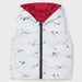 White side of the Mayoral reversible gilet.