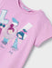 Mayoral pink t-shirtwith sequin decorated print.