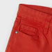 Closer view of the Mayoral Slim Fit Trousers Red