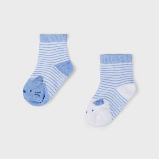Mayoral Baby Boy's Socks Twinpack Blue - 09472