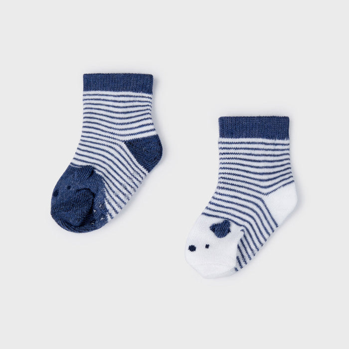 Mayoral Baby Boy's Socks Twinpack Dark Blue - 09472
