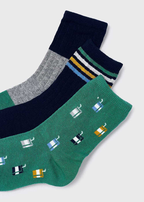 Closer view of the Mayoral socks set.
