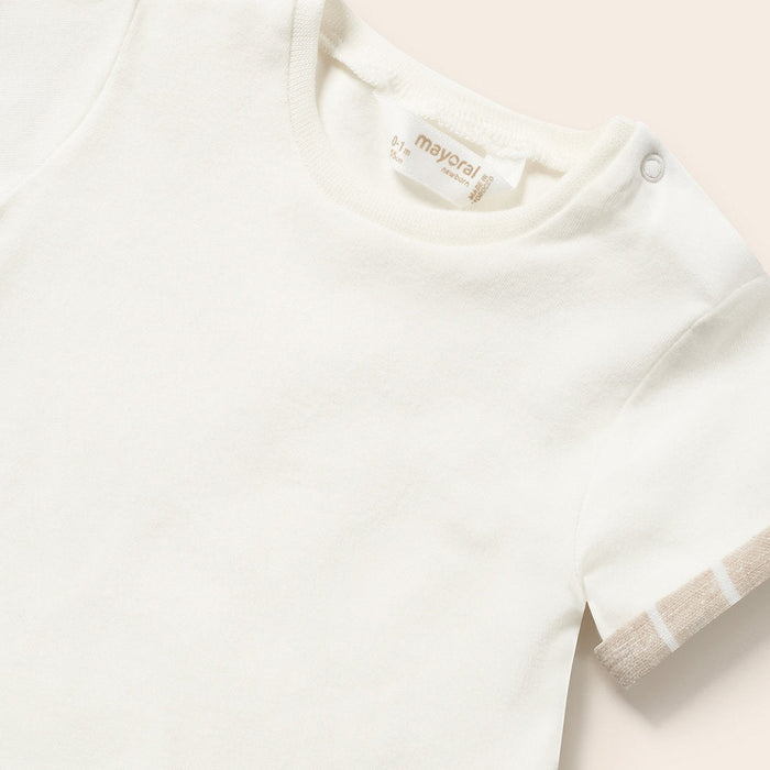 Baby boy's white t-shirt.