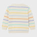 Back of the Mayoral striped sweater.