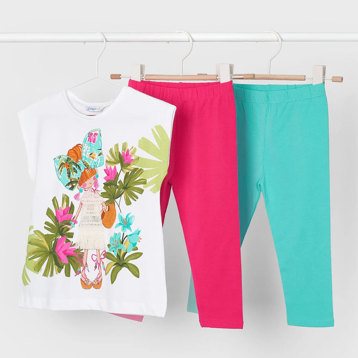 Mayoral Leggings Set - Jade  Bumbles Boutique — Bumbles for Kids